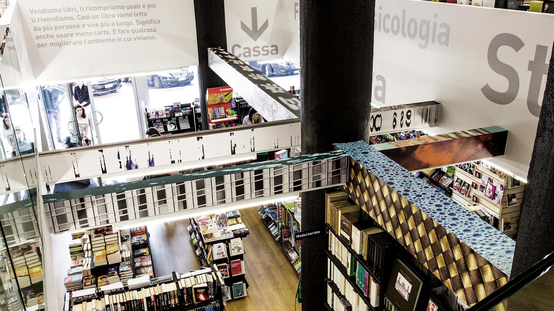 Libraccio Rossetti brand design Genova e